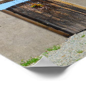 Poort in een Adobe Wall, New Mexico Poster (Hoek)