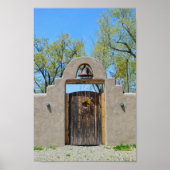 Poort in een Adobe Wall, New Mexico Poster (Voorkant)