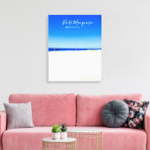 Poort Macquarie strandscène Australië Canvas Afdruk (Insitu (Woonkamer))