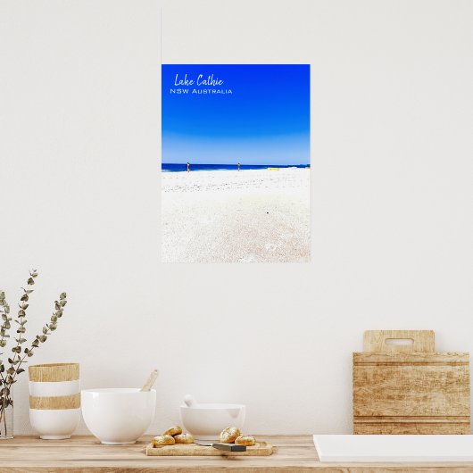 Poort Macquarie strandscène Australië Poster (Keuken)