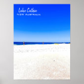 Poort Macquarie strandscène Australië Poster (Voorkant)