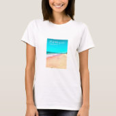 Poort Macquarie strandscène Australië T-shirt (Voorkant)