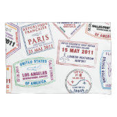 Poort paspoort stempel afdrukken kussensloop (Voorkant)