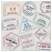 Poort paspoort stempel afdrukken stof (Swatch)