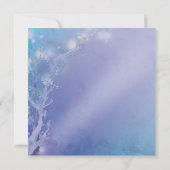 Poort van Dawn Shimmering Blue Bruiloft Kaart (Achterkant)