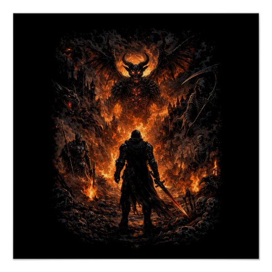 Poort van de Hel Perfect Poster (Voorkant)