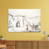 Poort van de wijnstok (Puerta del Vino), van "Sche Canvas Afdruk (Insitu (Woonkamer))