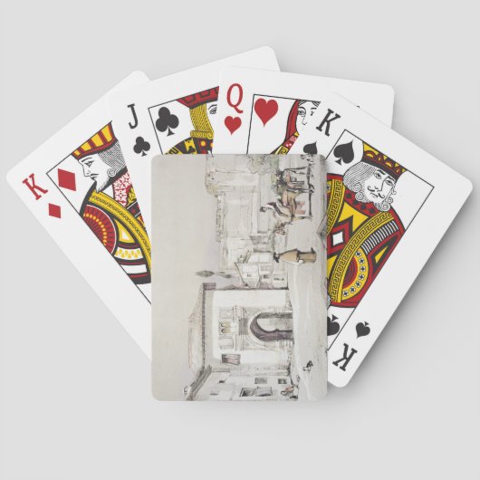 Poort van de wijnstok (Puerta del Vino), van "Sche Speelkaarten (Achterkant)