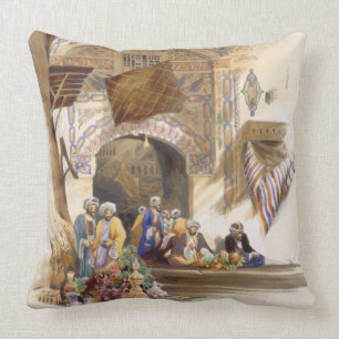 Poort van een Bazaar, Groot Caïro, pub. 1846 (lith Kussen