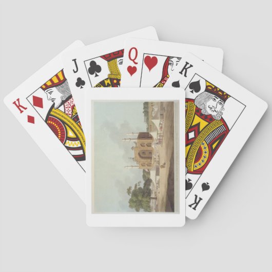 Poort van het graf van de keizer Akbar (1542-1605) Pokerkaarten (Achterkant)