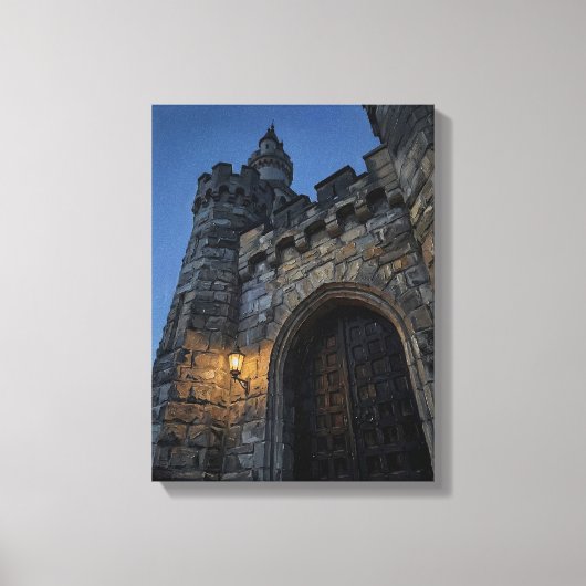 Poort van kasteel Neuschwanstein Canvas Afdruk (Voorkant)