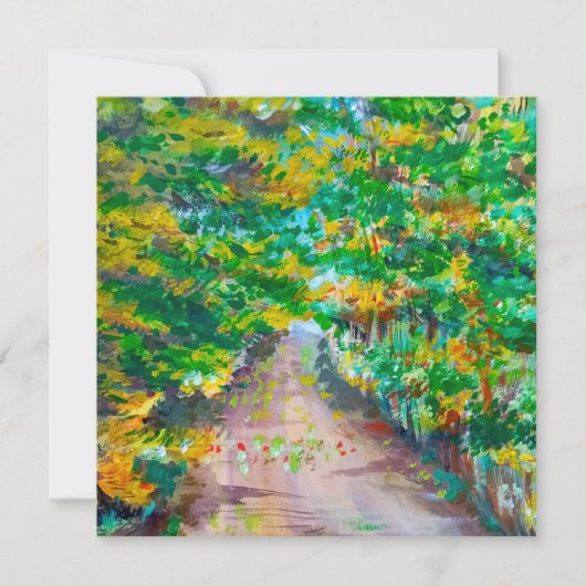 Poort van liefde herfstlandschap (Voorkant)