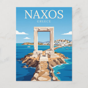 Poort van Naxos Griekenland Briefkaart