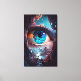 Poort van perceptie canvas afdruk
