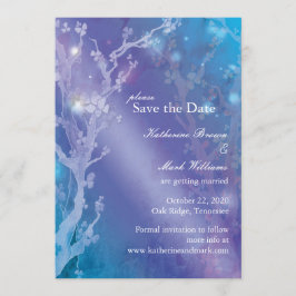 Poort van Zonsopgang in Blauw Trouw Opslag Datum B Save The Date