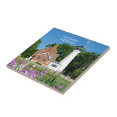 Poort vuurtoren van Port Sanilac Tegeltje (Zijkant)