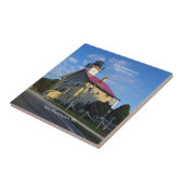 Poort vuurtoren van Port Washington Tegeltje (Zijkant)