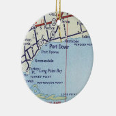 PoortDover op  kaart Keramisch Ornament (Rechts)