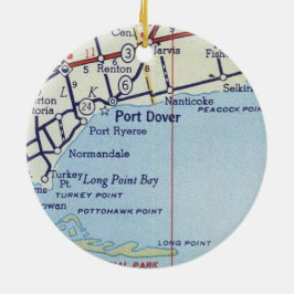 PoortDover op kaart Keramisch Ornament