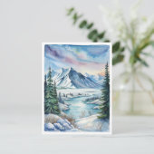 Poorten van de Arctic National Park Waterverf Briefkaart (Staand voorkant)