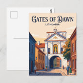 Poorten van de Dageraad Litouwen Briefkaart (Voorkant / Achterkant)
