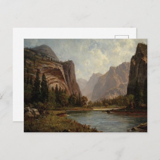 Poorten van de Yosemite - Albert Bierstadt Briefkaart (Voorkant / Achterkant)
