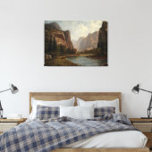 Poorten van de Yosemite – Albert Bierstadt Canvas Afdruk (Insitu (Slaapkamer))