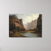 Poorten van de Yosemite – Albert Bierstadt Canvas Afdruk (Voorkant)