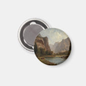 Poorten van de Yosemite – Albert Bierstadt Magneet (Voorkant / Achterkant)
