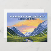 Poorten van het Arctic National Park Alaska Flat K (Voorkant / Achterkant)