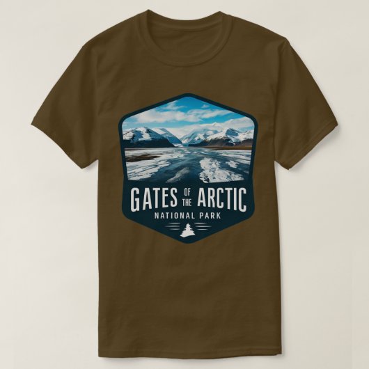 Poorten van het Arctic National Park Alaska TShirt (Design voorkant)
