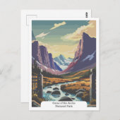 Poorten van het Arctic National Park, Alaska, VS Briefkaart (Voorkant / Achterkant)
