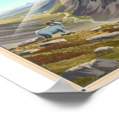 Poorten van het Arctic National Park Litho Artwork Poster (Hoek)