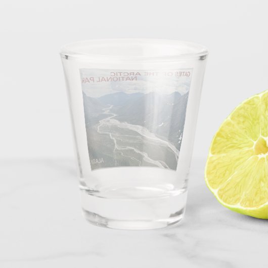 Poorten van het Arctic National Park schieten glas (Achterkant)