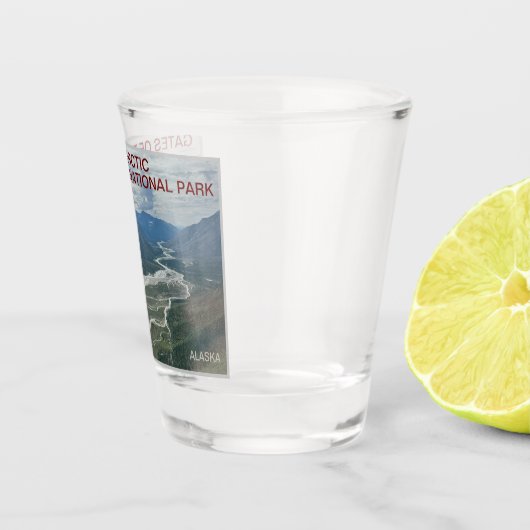 Poorten van het Arctic National Park schieten glas (Rechts)