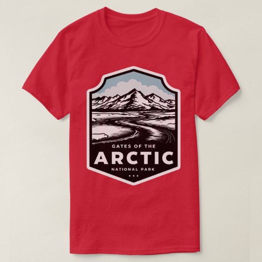 Poorten van het Arctic National Park TShirt 1 (Design voorkant)
