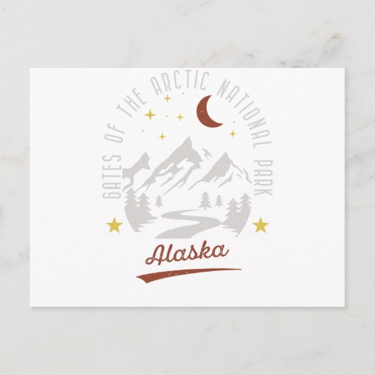 poorten van het Arctisch Nationaal Park Alaska Briefkaart (Voorkant)