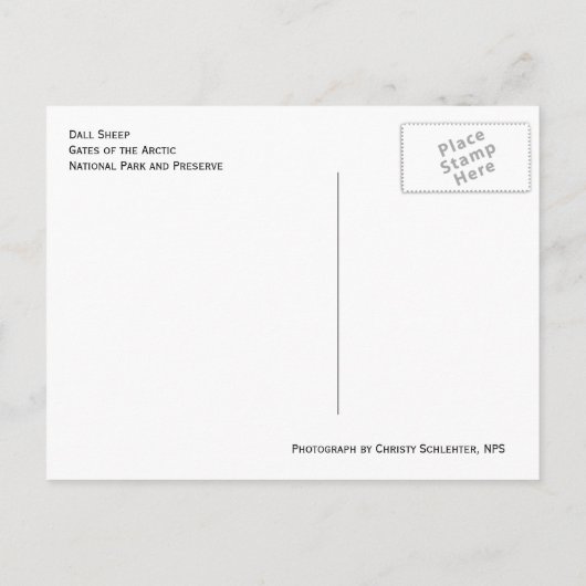 Poorten van het Arctische Briefkaart (Achterkant)