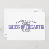 poorten van het nationaal park Artic Briefkaart (Voorkant / Achterkant)
