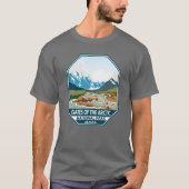 poorten van het nationale park in het Arctisch geb T-shirt (Voorkant)