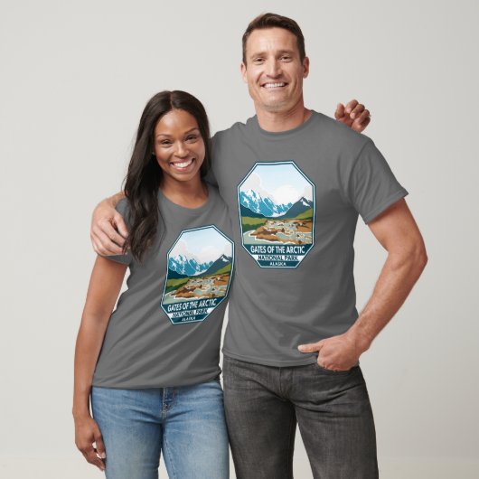 poorten van het nationale park in het Arctisch geb T-shirt (Unisex)