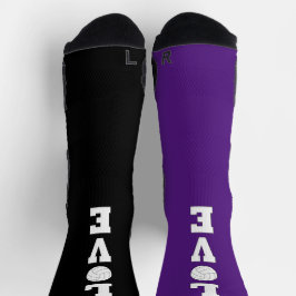 Poorten voor aangepaste teamkleuren van LOVE Volle Sokken