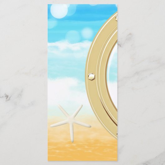 Poortgreep doorkruising legant bruiloft menu (Achterkant)