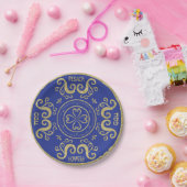 Poortpatroonpapier Bord Gold Elegant Patroon (Feest)