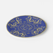 Poortpatroonpapier Bord Gold Elegant Patroon (Gekanteld)