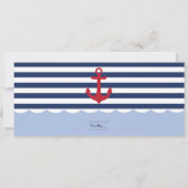 Poortuitnodiging voor het instappen van cruisethem kaart (Achterkant)