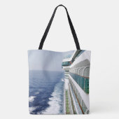 Poortzijbalkons monogrammed Nautical Tote Bag (Achterkant)
