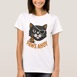 Poot Ahoy Piraat Kat T-Shirt