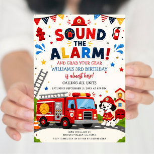Poot Alarm slaan en pak je spullen Vuur Verjaardag Kaart