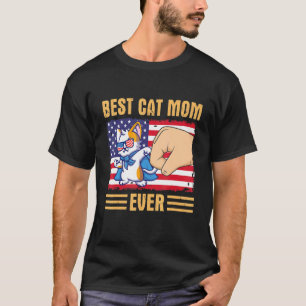 Poot die hand aanraakt Amerikaanse vlag Amerika Be T-shirt